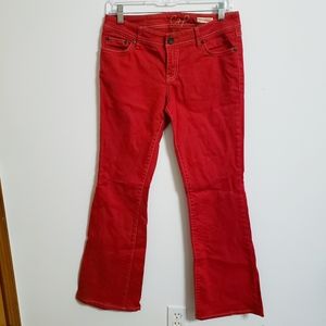 Chip & Pepper Red Flared Jean...7